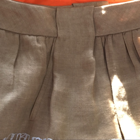 Vintage Y2K LIDA BADAY Linen Skirt with embroidery - Picture 9 of 15